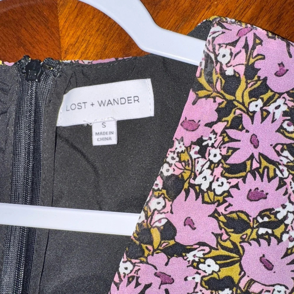 Lost + Wander Lovestoned Maxi Dress Women's Floral Tiered Lined Dress Size Small - Picture 11 of 14